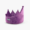 Nandog Crown Bed Micro Plush- Purple