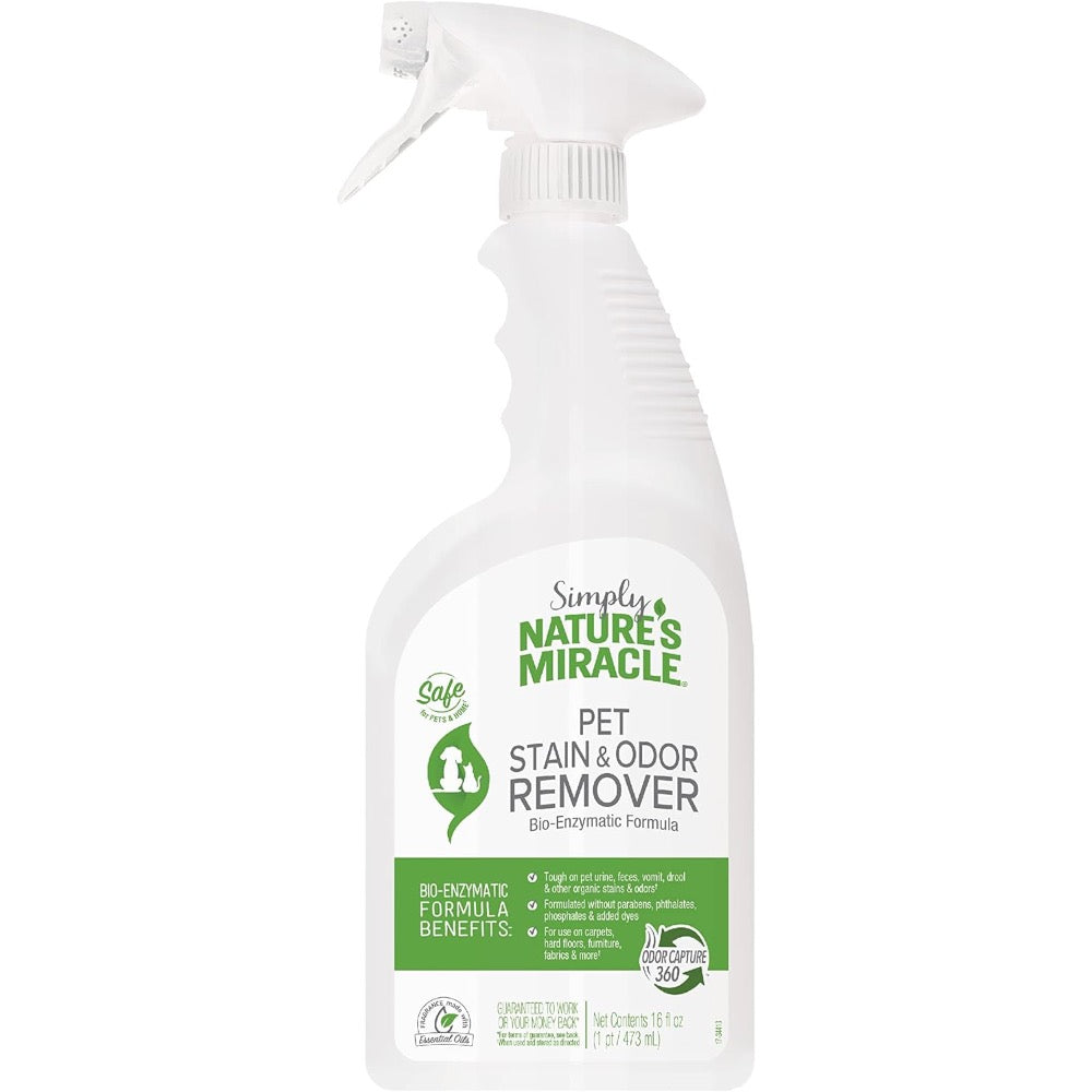 Simply Nature's Miracle Pet Stain and Odor Remover 16 oz