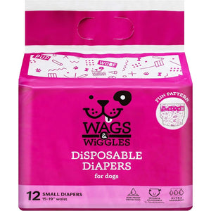 Wags & Wiggles Diapers - 12 Small Diapers