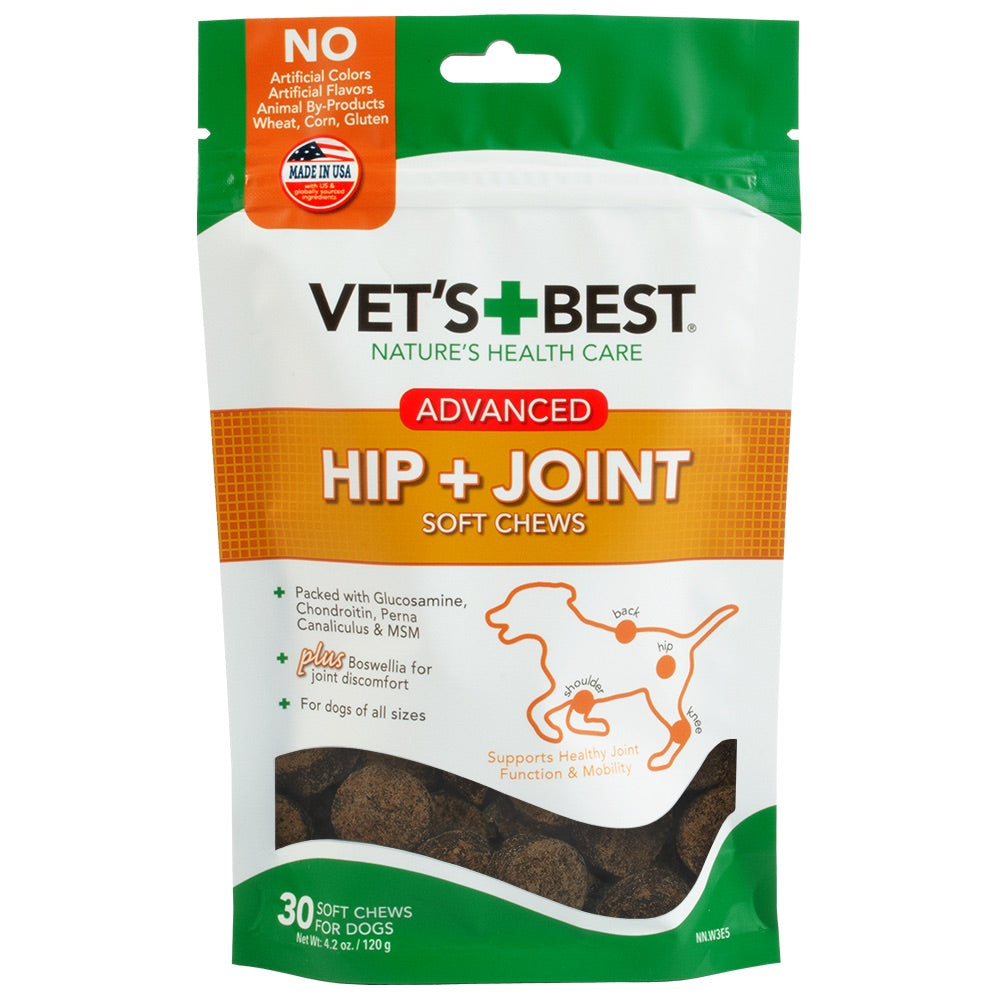 Vets Best Advanced Hip + Joint Soft Chews