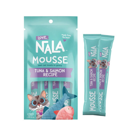 Love, Nala Mousse Tuna Recipe Plus Cat Treats, Pack of 4