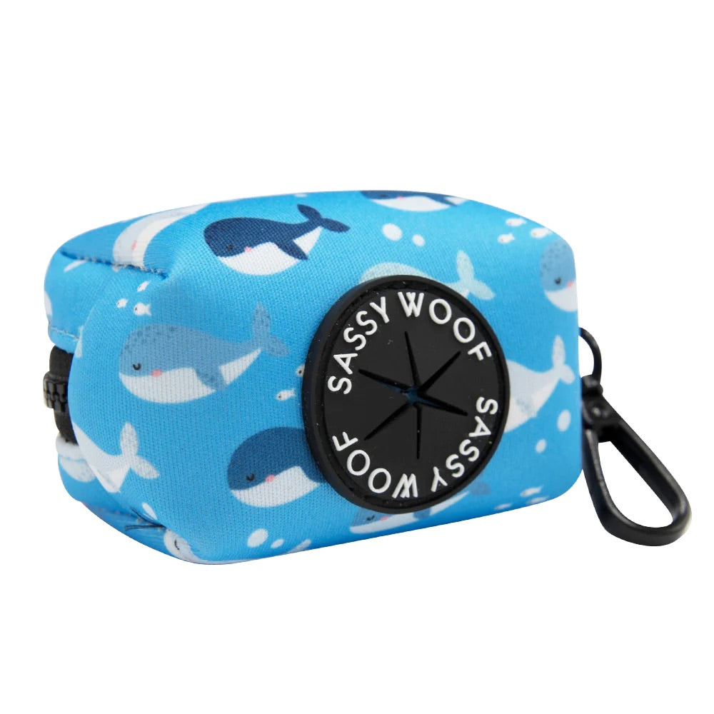 Sassy Woof WASTE BAG HOLDER - MIGHT AS WHALE