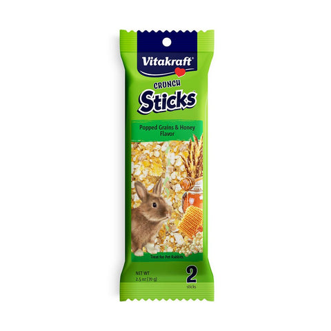 *BUY 1 GET 1 FREE* Vitakraft® Crunch Sticks Peanut Honey Flavored Glaze for Hamsters, 3 Oz - EXPIRING 25th May,2024