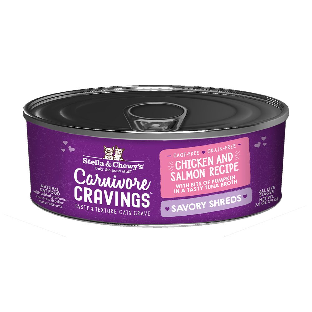 Stella & Chewy's® Carnivore Cravings™ Savory Shreds Chicken & Salmon for Cats 2.8oz