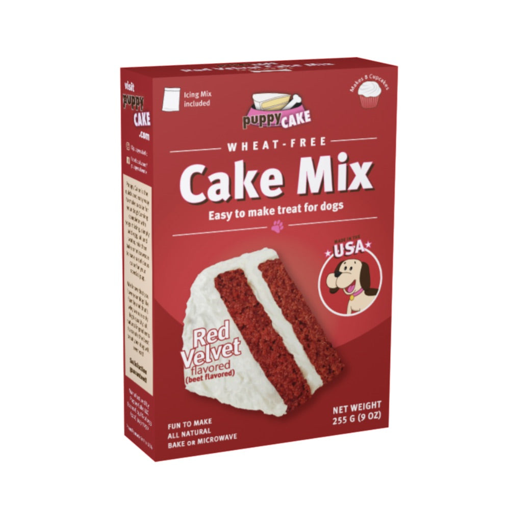 Puppy Cake Mix and Frosting - Red Velvet (Wheat-Free)