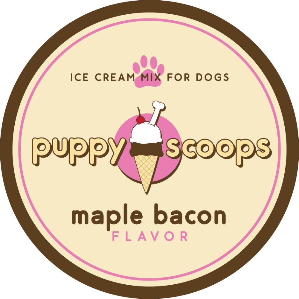 Puppy Scoops Ice Cream Mix - Maple Bacon 16oz