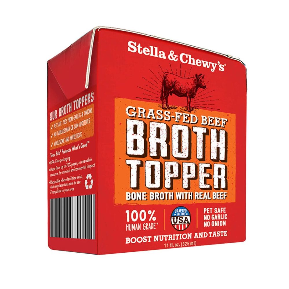 Stella & Chewy's® Grain Free Grass-Fed Beef Broth Topper Dog Food 11oz