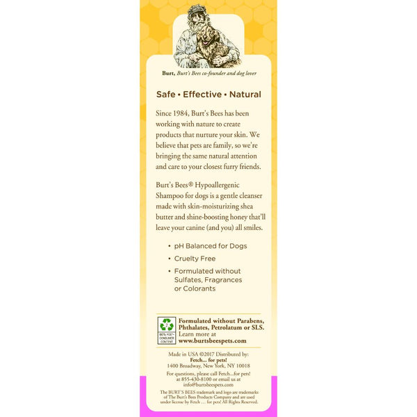 Burts Bees Hypoallergenic Shampoo with Shea Butter and Honey, 16