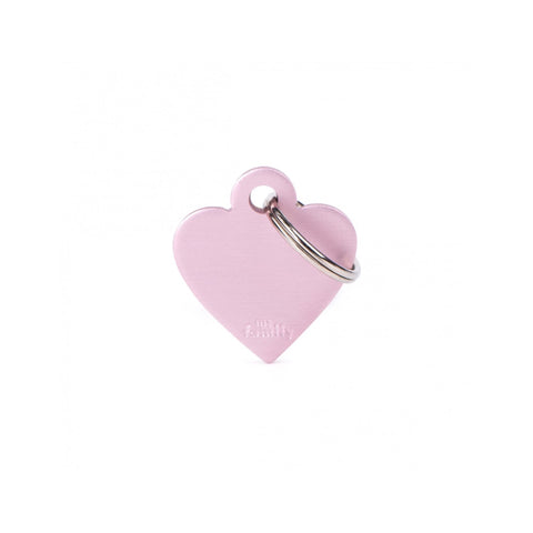 My Family ID Tag Basic collection Small Heart in Golden Plated Brass