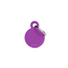My Family ID TAG BASIC COLLECTION BIG HEART PURPLE IN ALUMINUM