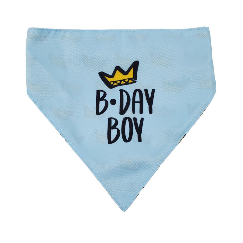 Barker's Bowtique Reversible Birthday Boy Bandana