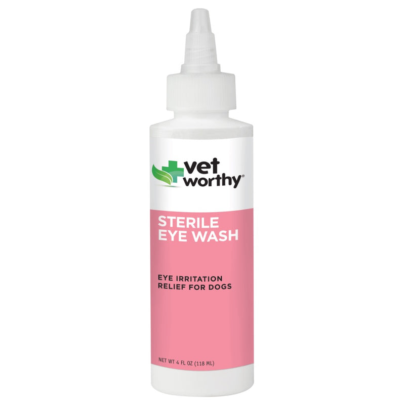 *BUY 1 GET 1 FREE* Vet Worthy Sterile Eye Wash for Dogs - 4oz Expiring End of November, 2024.