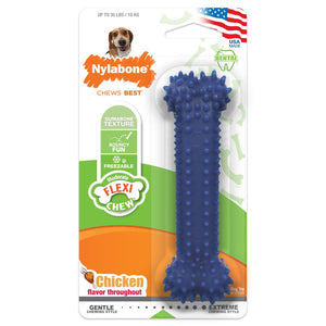 Nylabone® Flexi Chew® Moderate Chew Chicken Flavor Dental Chew Dog Toy