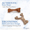 Nylabone Puppy Gourmet Style Strong Chew Toy Bundle Bacon Peanut Butter - Small