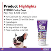 Zymox Funky Paws Veterinary Strength Paw, Nose and Fold Cream - 3.2 oz. tube