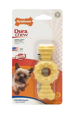 Nylabone Power Chew Ring Bone Dog Chew Toy Flavor Medley (XS/Petite Up To 15 Lbs)