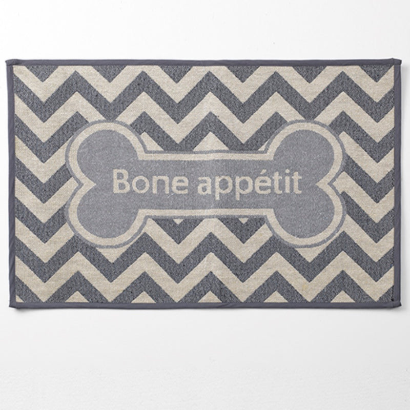 Petrageous Bone Appetit, Taupe Jumbo Tapestry Placemat