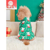 Okang Reindeer & Candy Cane Print Dog/Cat Pet Shirt