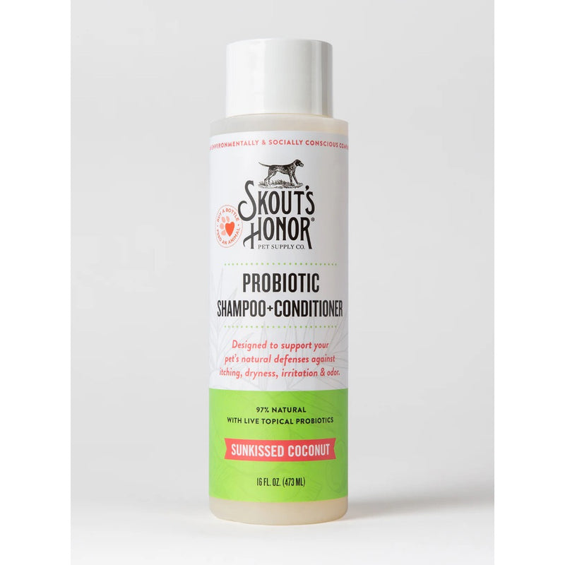 Skout's Honor Probiotic Shampoo + Conditioner Sunkissed Coconut 16oz