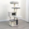 Catry Kasio 6- Level Modern Cat Tree with Premium Shag Fur- Kasio Gray