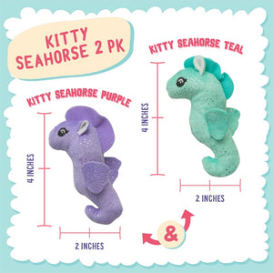 SnugArooz Kitty Seahorse with Catnip - 2pk