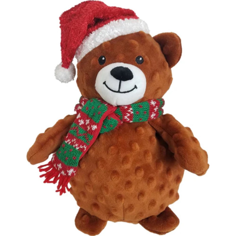Petlou 16" Christmas Dotty Friends Bear Plush Dog Toys