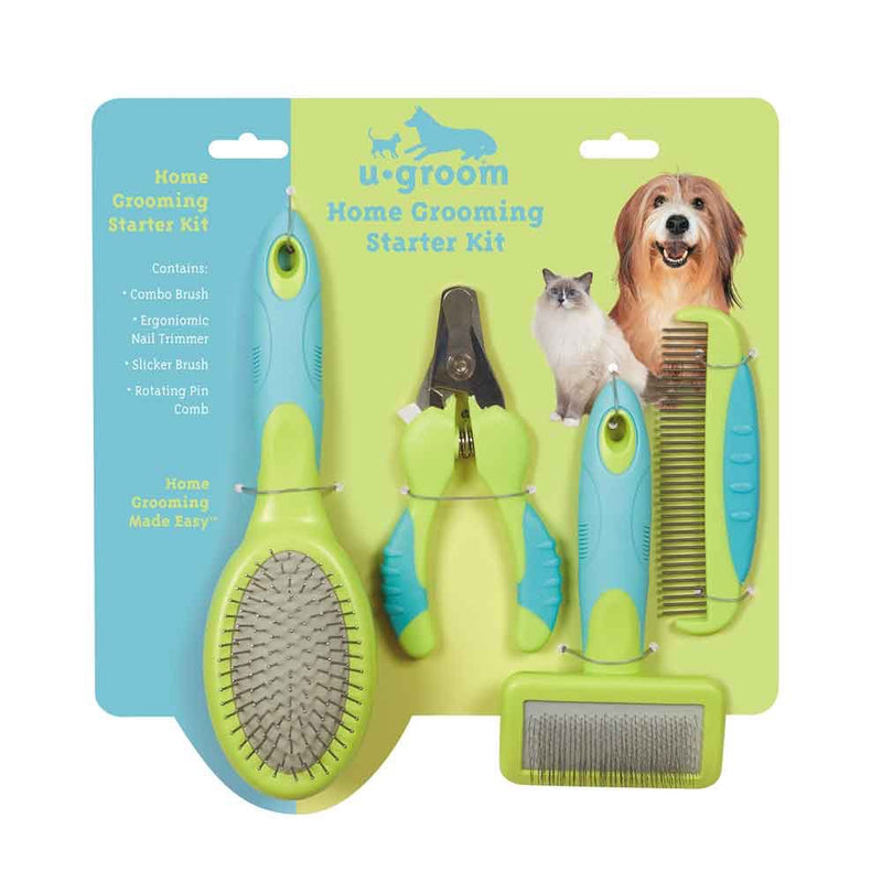 U-Groom Starter Grooming Kit 4Pc