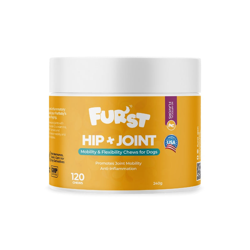 Fur'st HIP + JOINT Dog Supplement - 120 chews