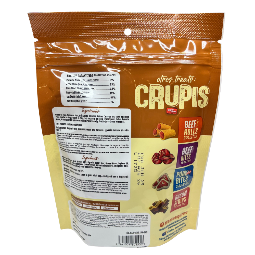 Crupis Treats Meat Bones