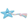 SnugArooz Lil Star Chew Dog Toy - Blue 7"