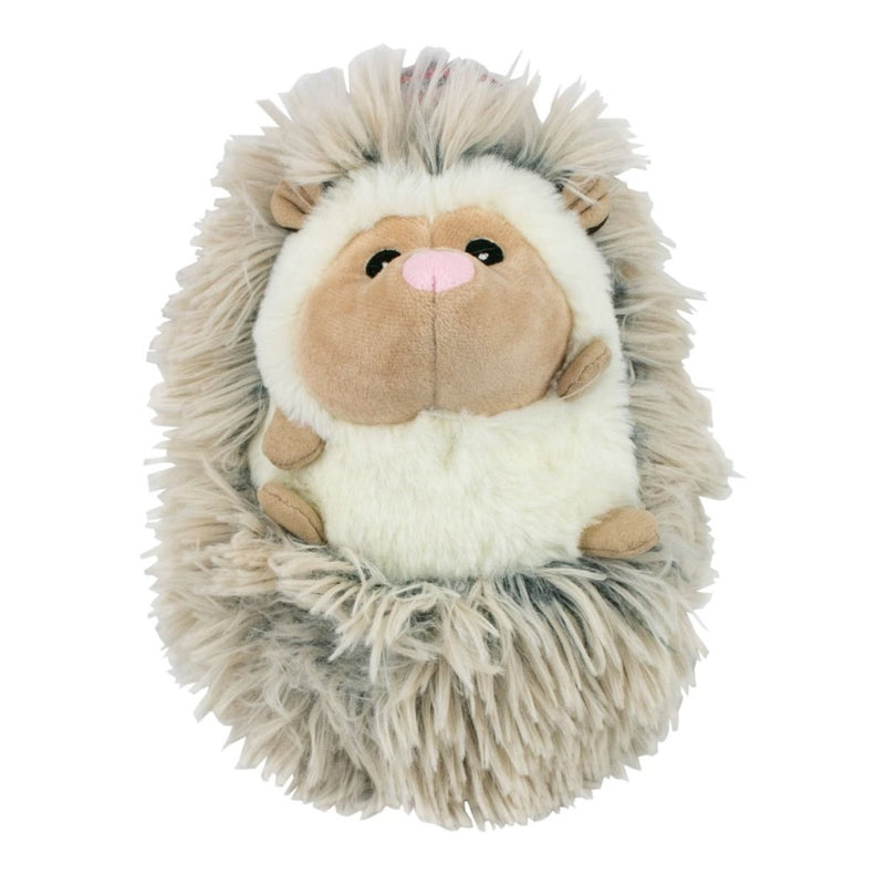 Tall Tails Real Feel Fluffy Holiday Hedgehog with Squeaker