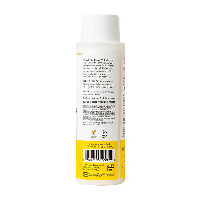 Skout's Honor Probiotic Shampoo + Conditioner Honeysuckle 16 oz