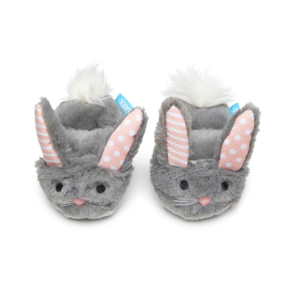 BARK Itty & Bitty the Bunny Slippers Dog Toy