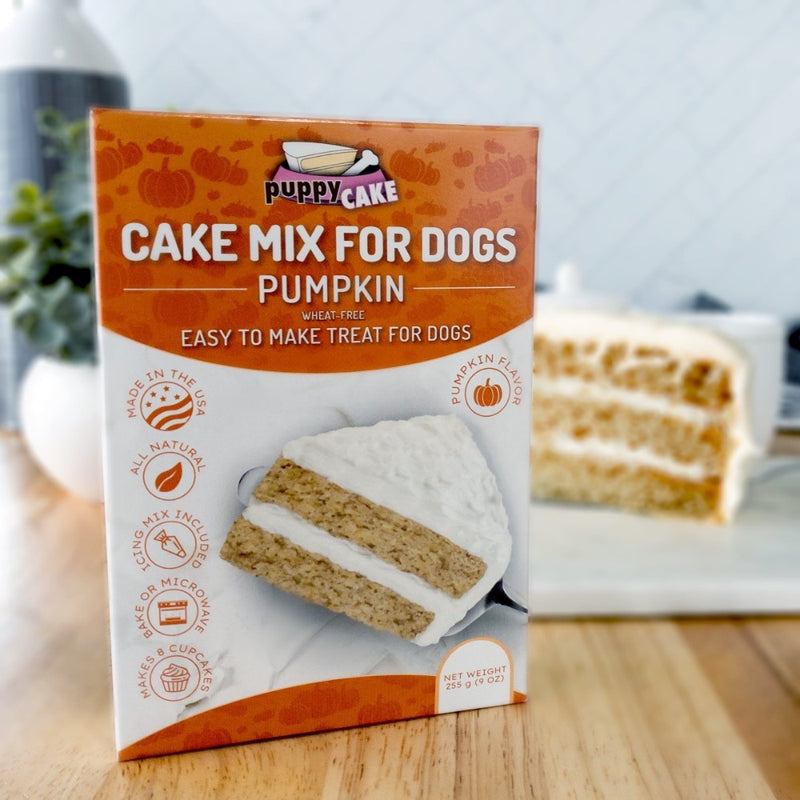 Puppy Cake Mix and Frosting - Pumpkin Spice (Wheat-Free)