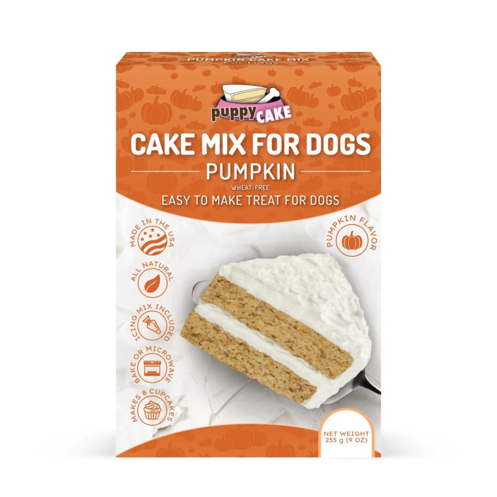 Puppy Cake Mix and Frosting - Pumpkin Spice (Wheat-Free)