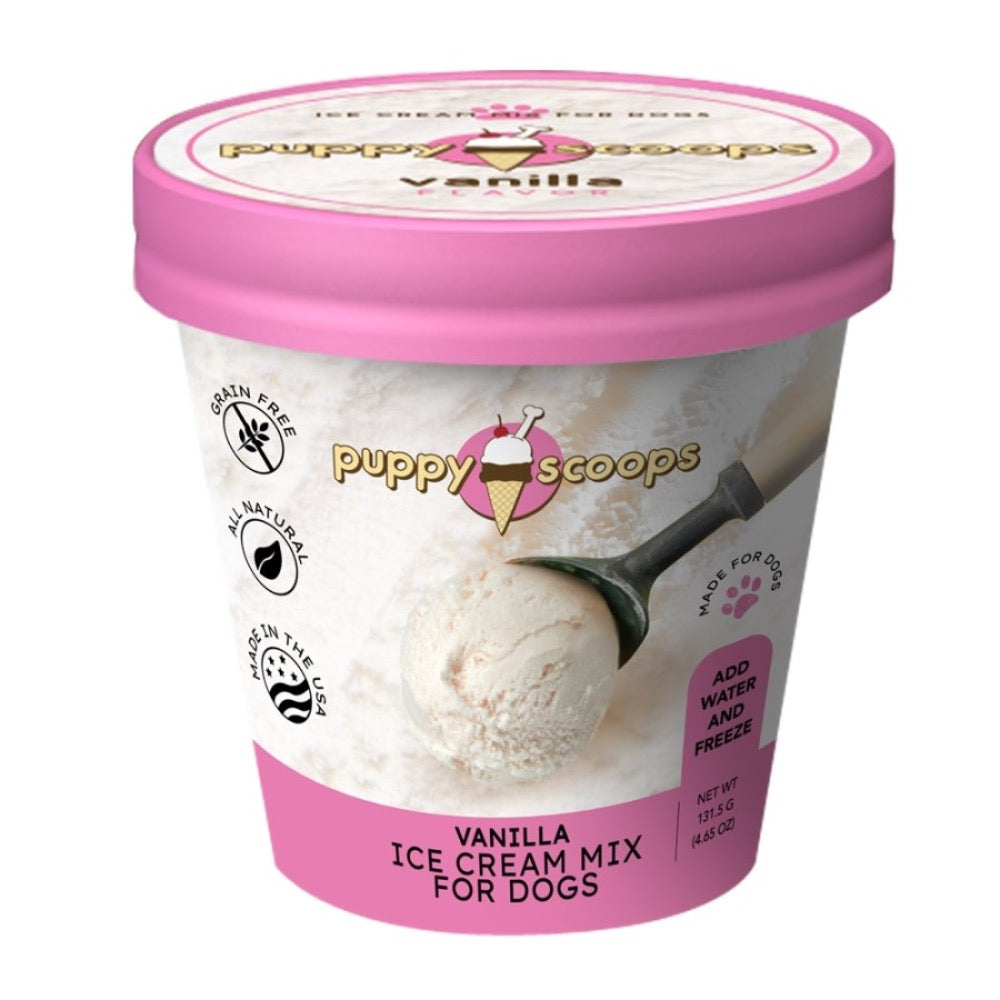 Puppy Scoops Ice Cream Mix - Vanilla Pint - 4.65oz