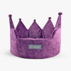 Nandog Crown Bed Micro Plush- Purple