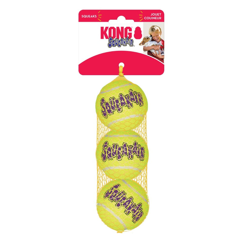 KONG Air Dog Squeaker Tennis Balls