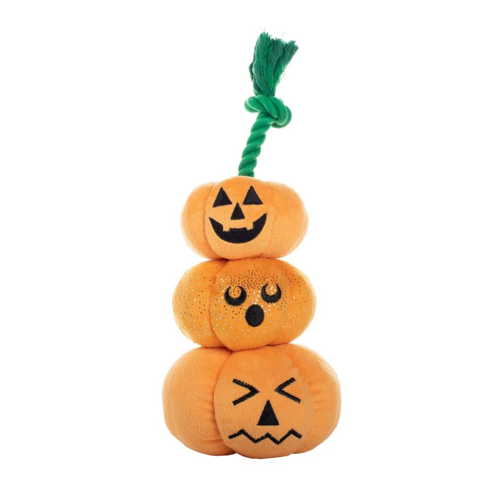 Fringe Studio Pet Shop Stack-O-Lantern Plush Dog Toy