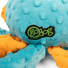 goDog Crazy Tugs Octopus Squeaky Plush Dog Toy - Large