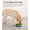 Nina Ottosson Lickin' Layers Interactive Treat Dog Puzzle Toy Multicolored Level 2