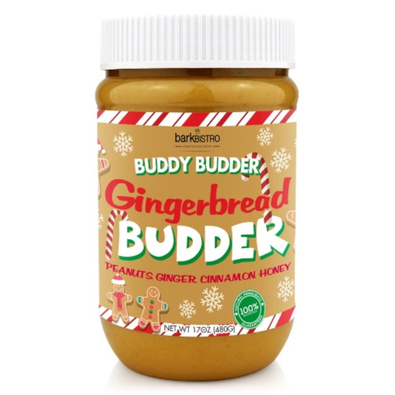 Bark Bistro Dog Peanut Butter - Gingerbread Budder (Limited Holiday Edition)