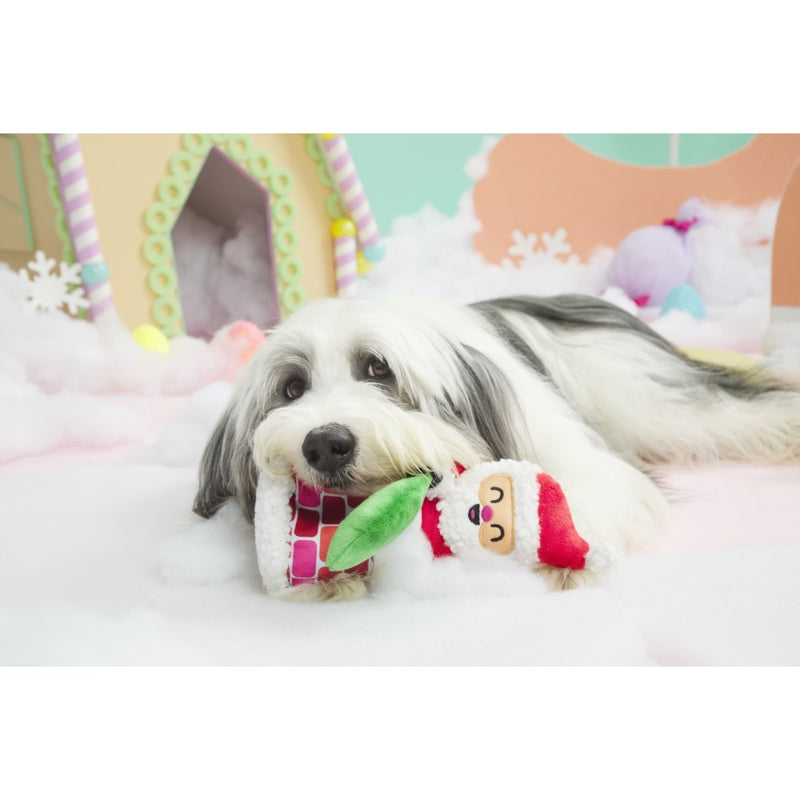 BARK Santa's Chimney Shimmy Dog Toy