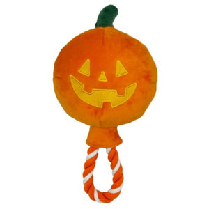 Huxley & Kent Power Plush Jack O Lantern Safety Pop Plush Dog Toy