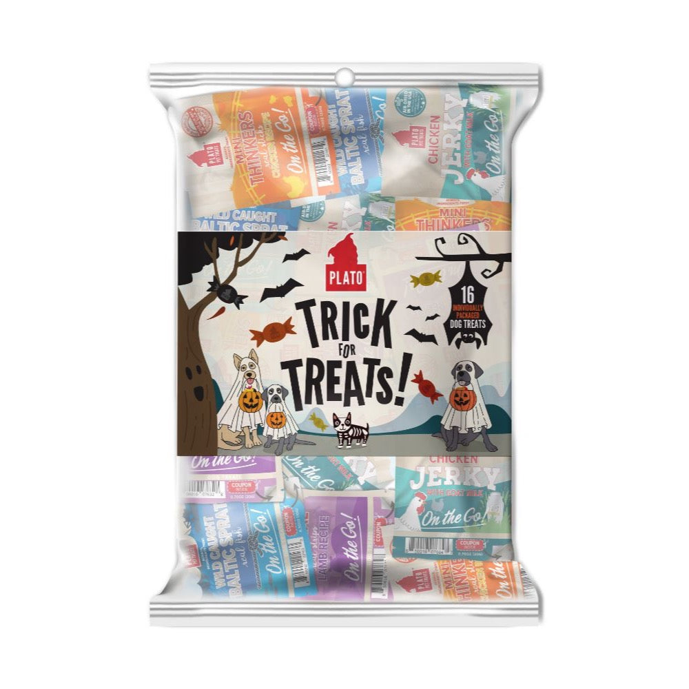 Plato Halloween Variety Treat Pack 16ct