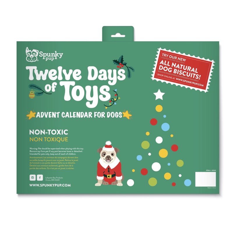 Spunky Pup Advent Calendar - 12 Days of Toys