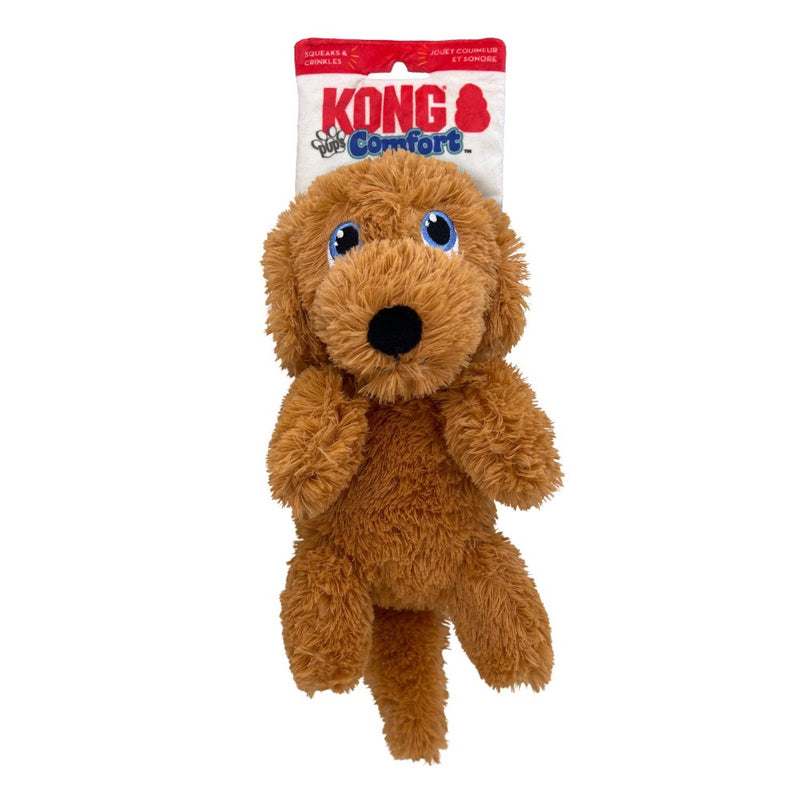 KONG® Comfort Pups Goldie Dog Plush Toy - Medium