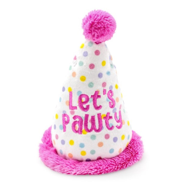 ThoozyPet Birthday Hat Plush Dog Toy - 7"