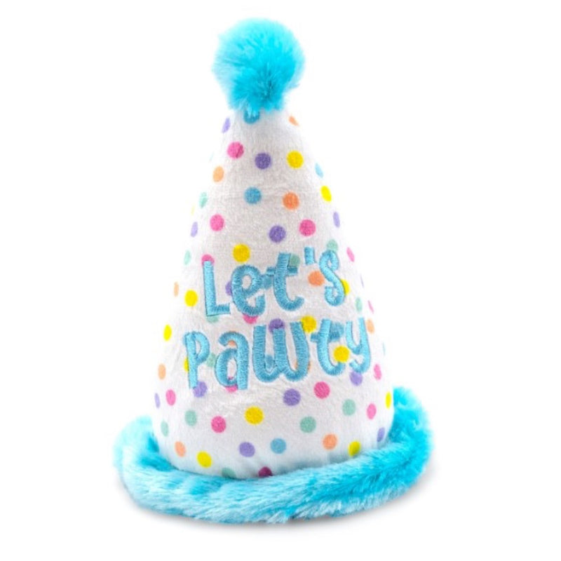 ThoozyPet Birthday Hat Plush Dog Toy - 7"