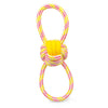 ThoozyPet Figure 8 Knot Ball Rope Dog Toy - 11.5"